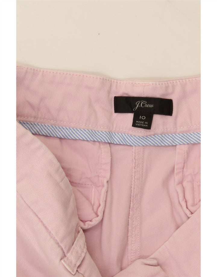J. CREW Womens Chino Shorts US 10 Large W32  Pink Cotton Vintage J. Crew and Second-Hand J. Crew from Messina Hembry 