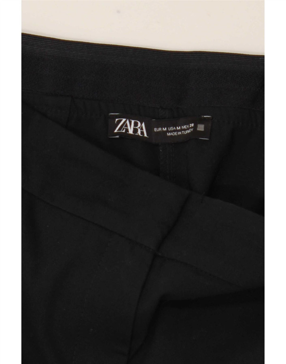 Pantaloni chino slim da donna Zara medi W28 L27 neri