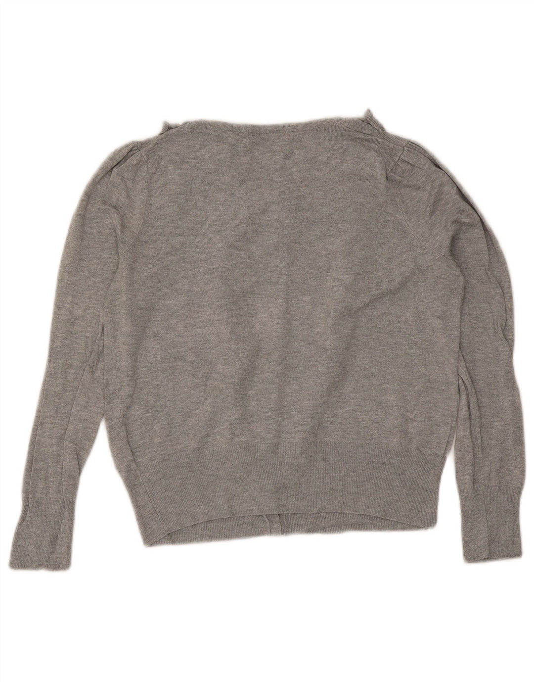 Maglione cardigan da donna Marks & Spencer UK 10 piccolo grigio chiazzato