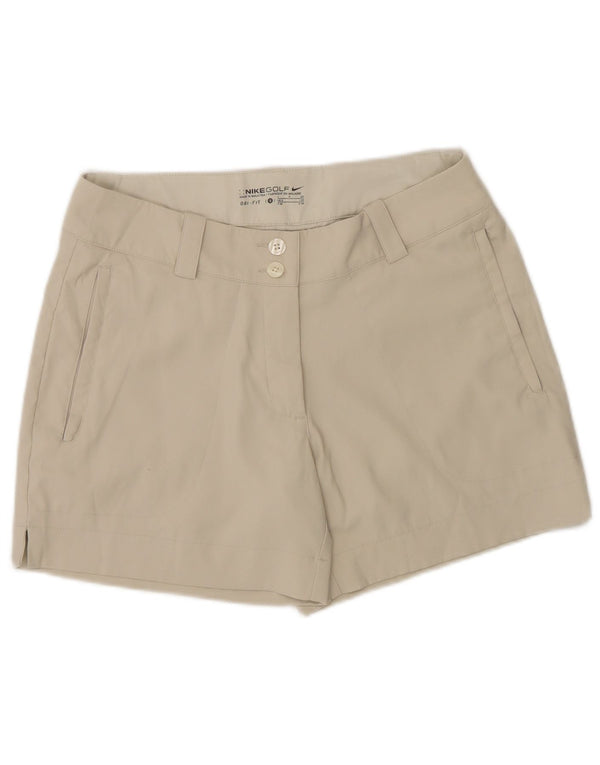 Pantaloncini chino Nike Dri Fit da uomo UK 8 Small W30 Poliestere beige