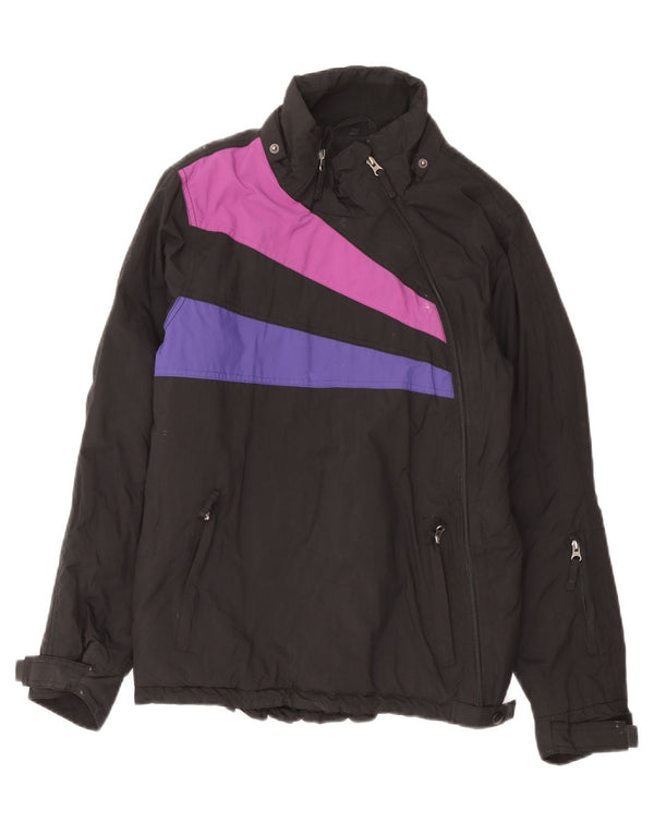 Giacca a vento da uomo Maui Wowie UK 40 Large in nylon color block nero