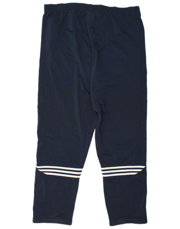 Pantaloni da tuta da uomo Adidas UK 48/50 XL poliestere blu navy
