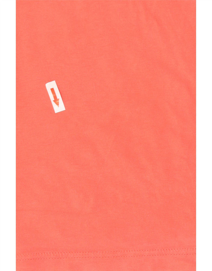 T-shirt grafica da uomo Hugo Boss Top in cotone rosa medio