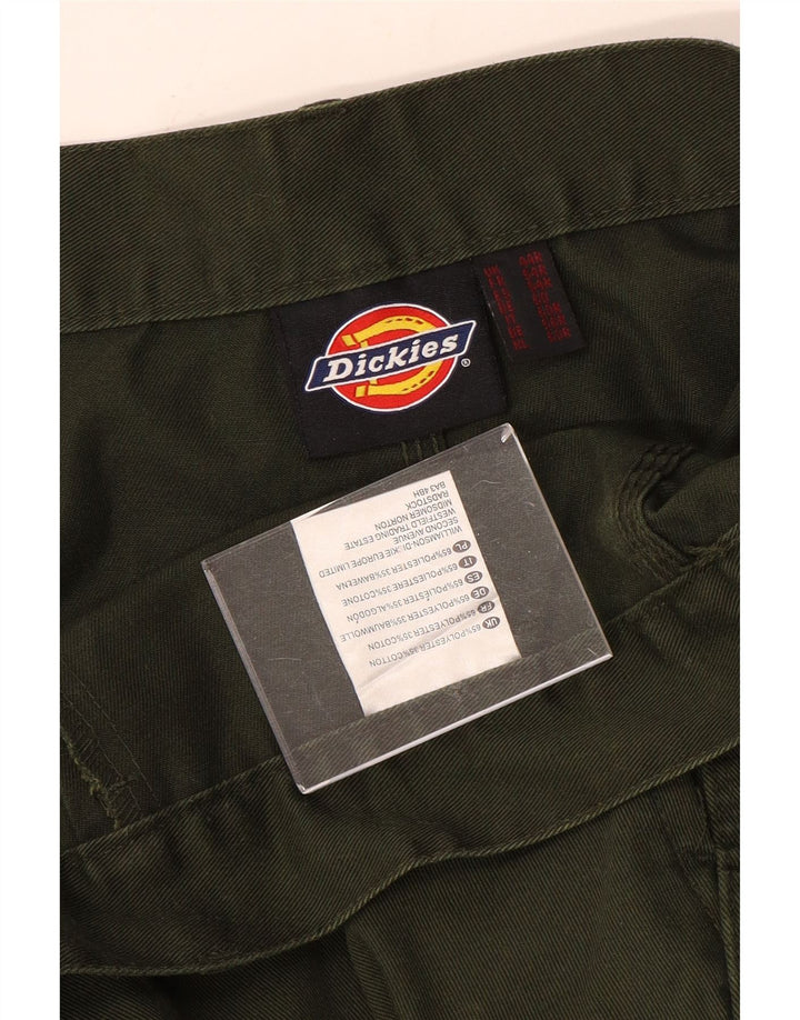 Pantaloni cargo dritti da uomo Dickies W44 L31 poliestere verde