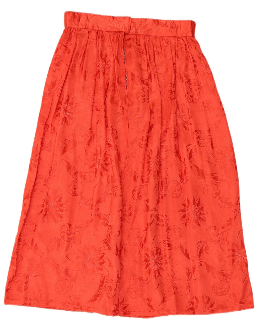 VINTAGE Womens A-Line Skirt W26 Small Red Floral