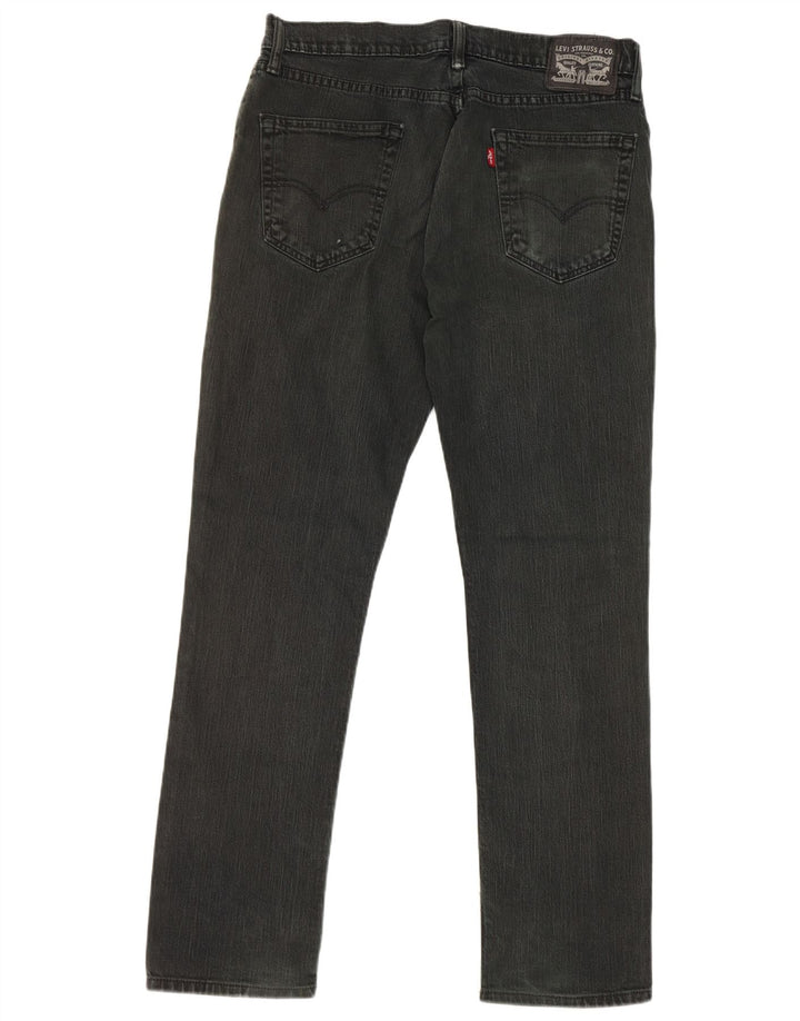Jeans dritti da uomo Levi's W34 L32 cotone nero