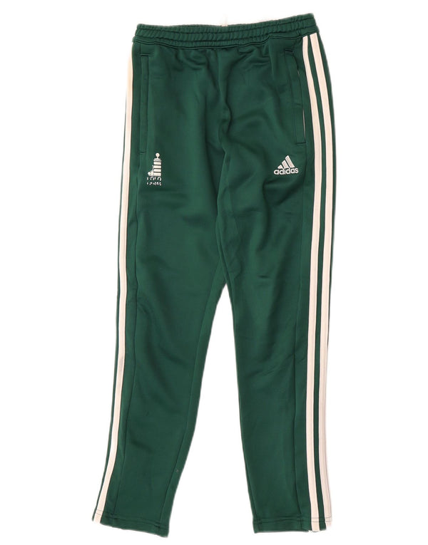 Pantaloni della tuta da ragazzo Adidas 9-10 anni verde sportivo