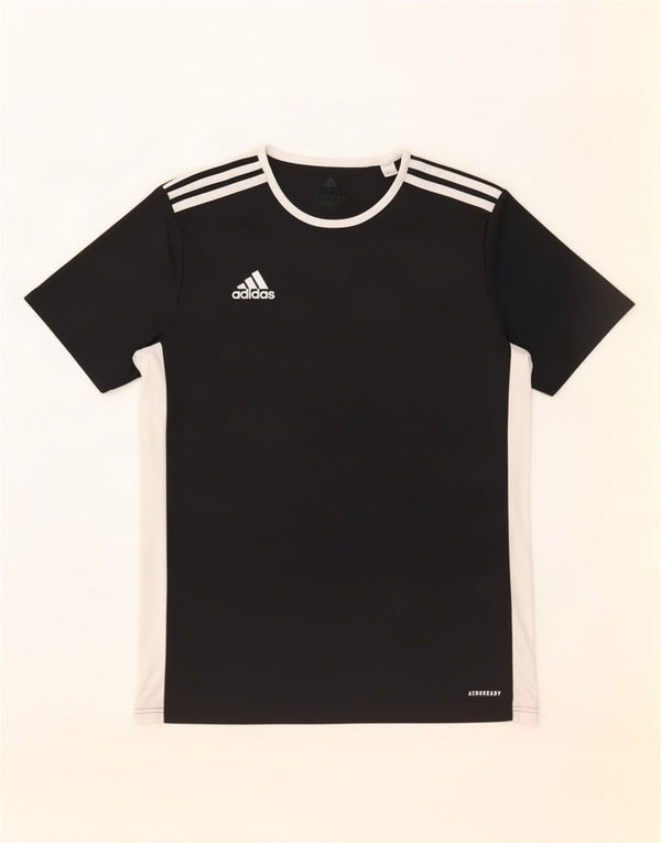 T-shirt Adidas Aeroready da uomo, grande, in poliestere color block nero