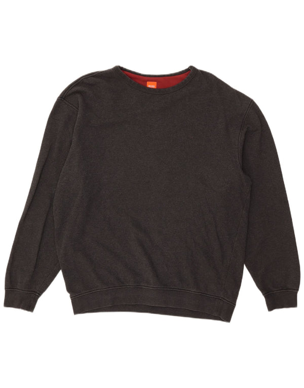 Felpa da uomo Hugo Boss Maglione XL Cotone grigio