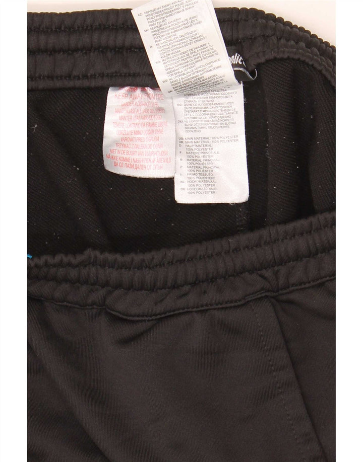 Pantaloncini sportivi Adidas da ragazzo 15-16 anni in poliestere color block nero