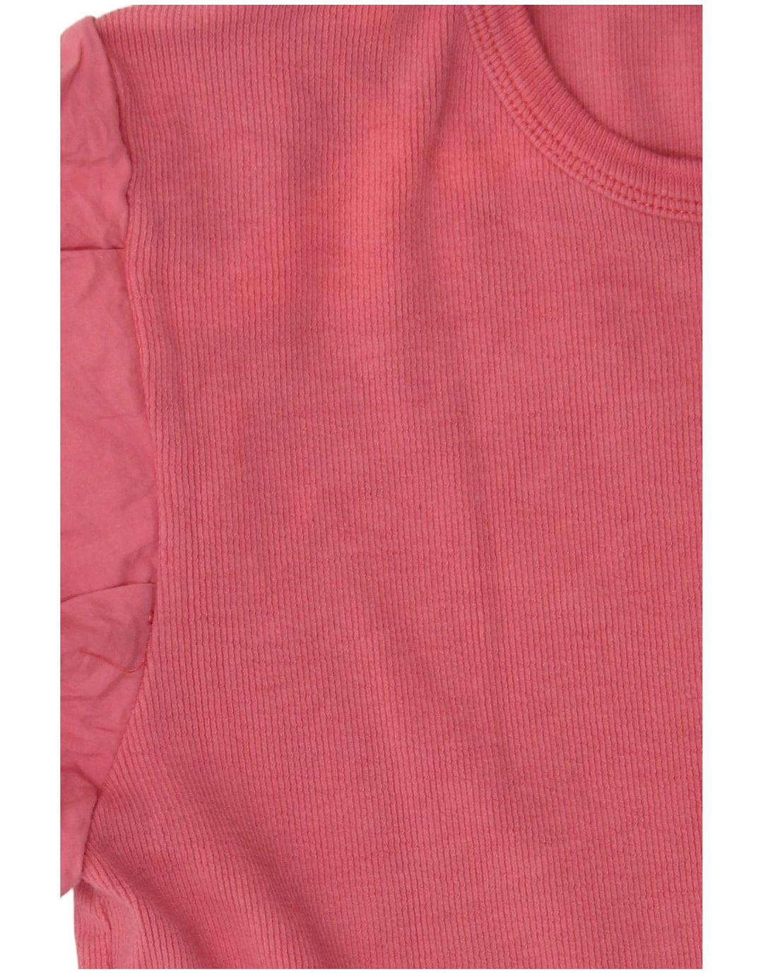 Top in camicetta da donna Zara UK 12 cotone rosa medio
