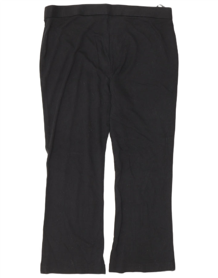 Pantaloni da tuta da donna Marks & Spencer UK 20 2XL Viscosa nera