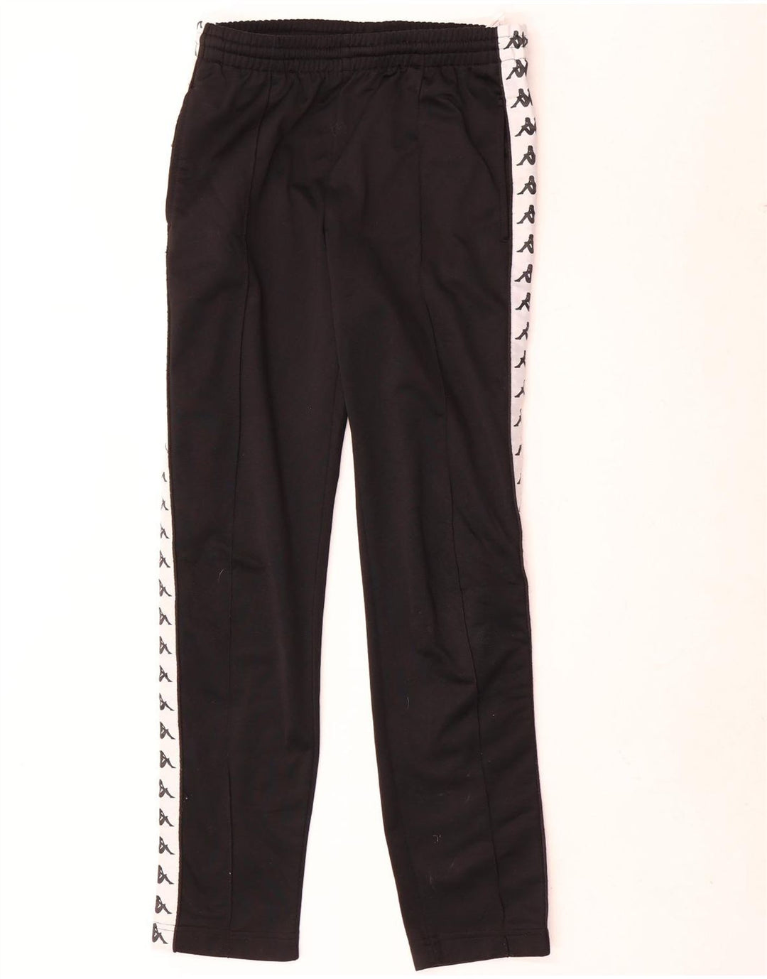 Pantaloni da tuta con grafica Kappa da uomo Small in poliestere color block nero