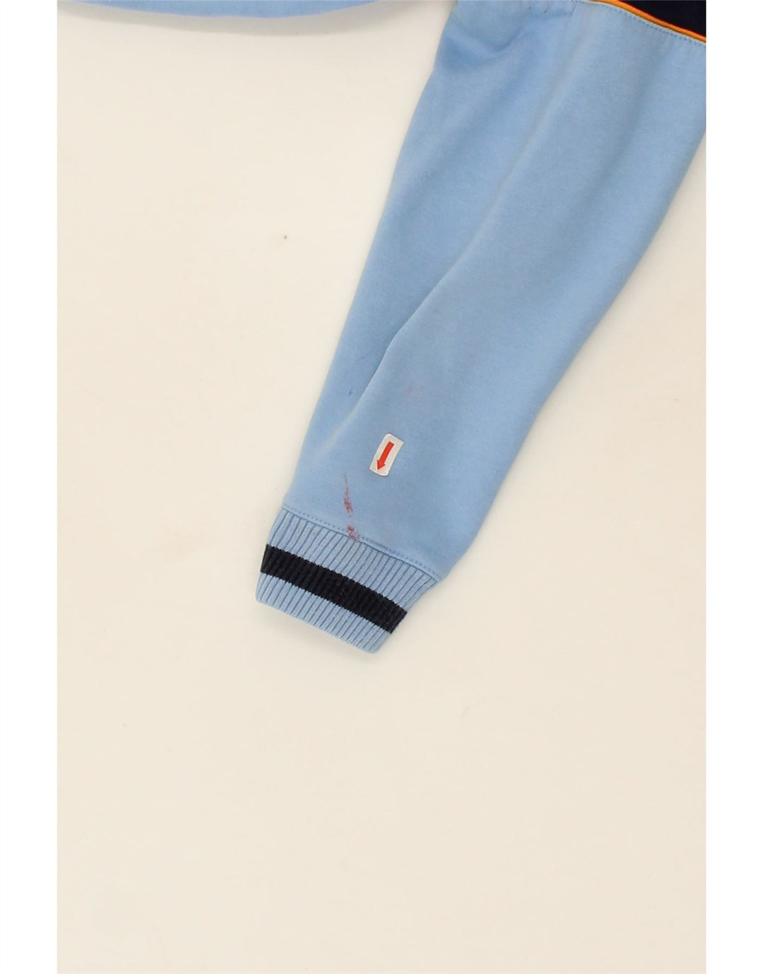 NIKE Boys Graphic Tracksuit Top Jacket 6-7 Years Large Blue Colourblock Vintage Nike and Second-Hand Nike from Messina Hembry 