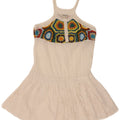 Desigual Womens Sundress EU 42 Large White Floral Cotton
