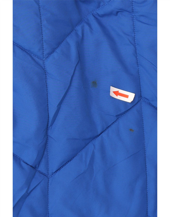 Giacca imbottita da donna Marks & Spencer UK 12 poliestere blu medio