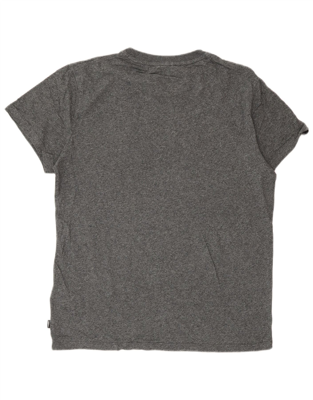 T-shirt da uomo Superdry Top in cotone grigio medio