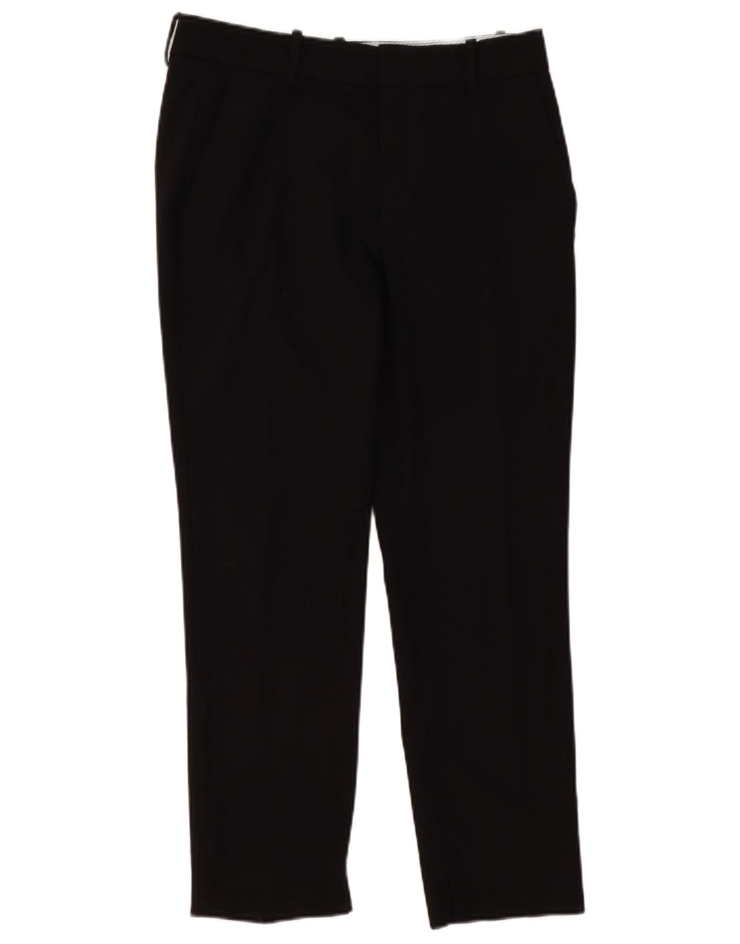 Pantaloni chino slim da donna ZARA EU 38 piccoli W28 L27 neri