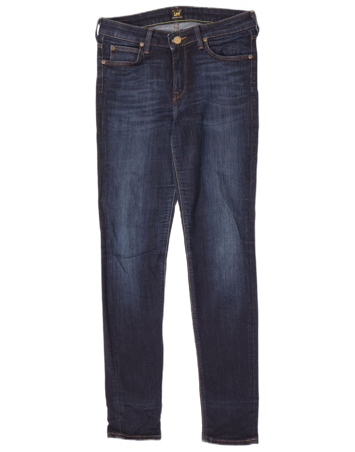 Jeans slim da donna Lee W30 L30 cotone blu