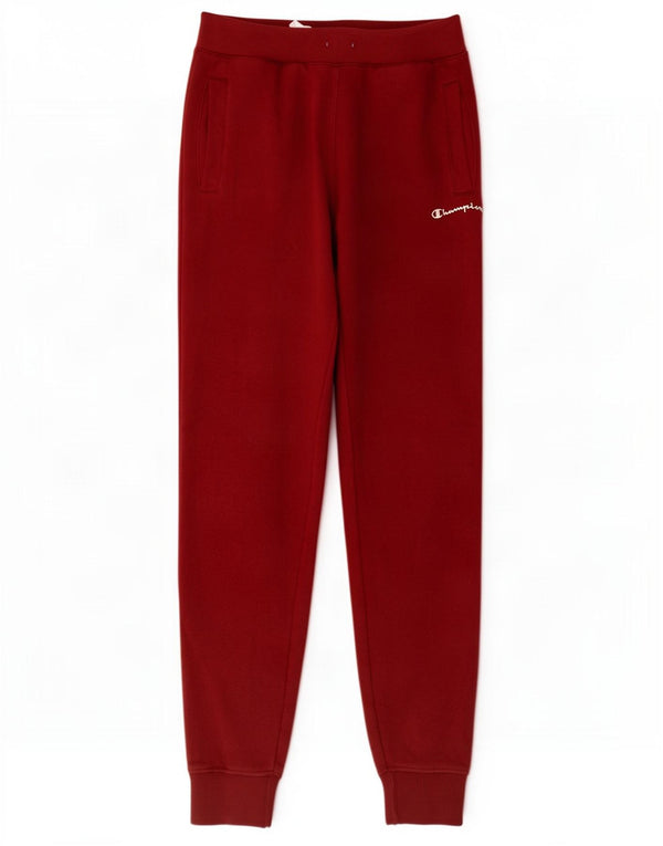 Champion Mens Tracksuit Trousers Joggers XS Red Cotton