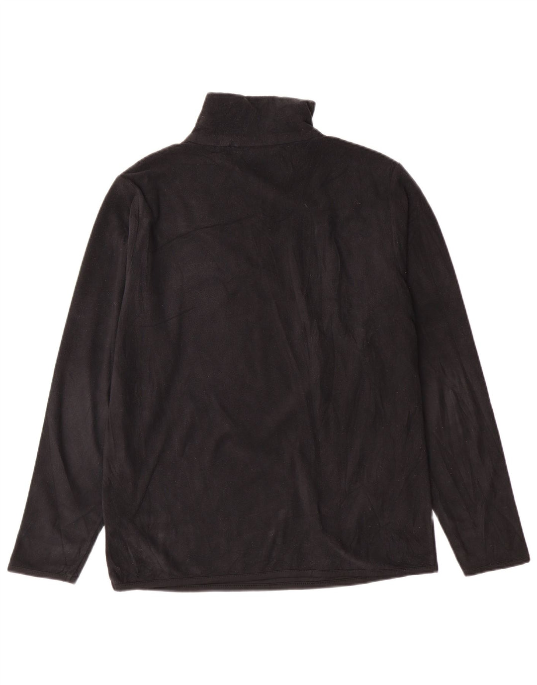 Maglione in pile da donna LOTTO con collo con zip UK 14 medio nero