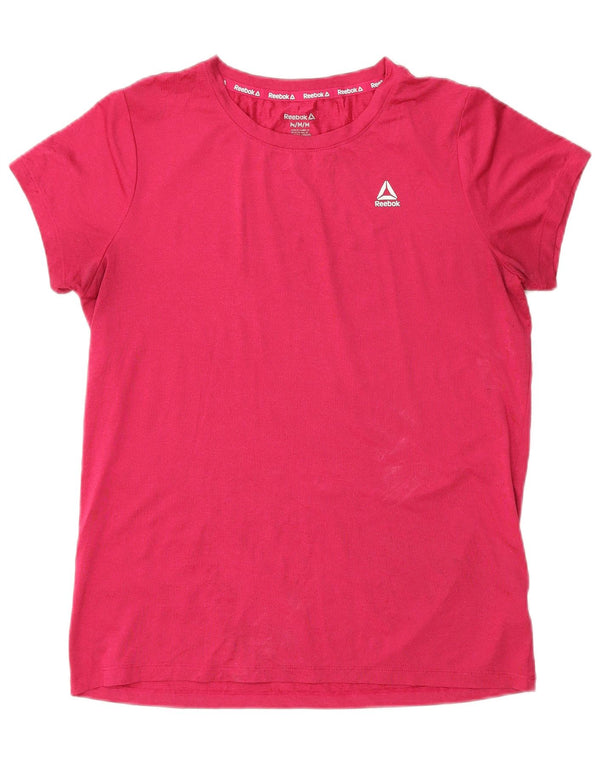 T-shirt Reebok da donna Top UK 14 poliestere rosa medio