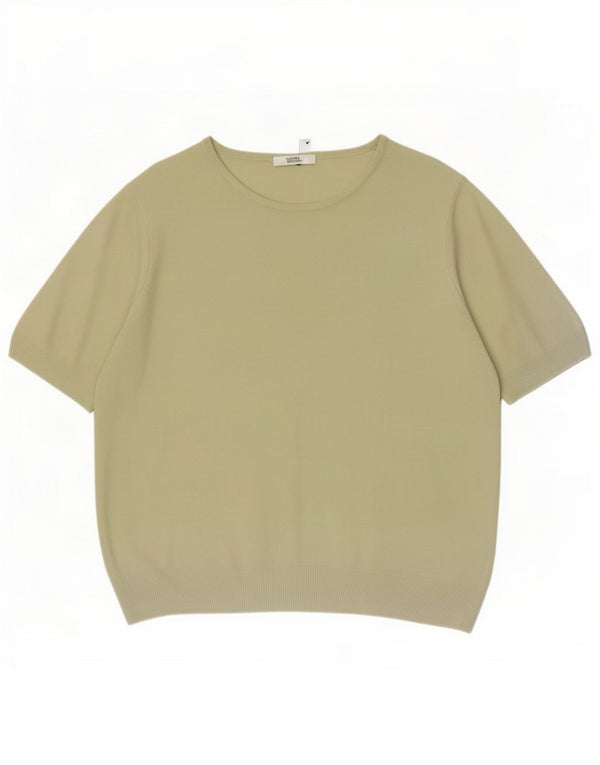 Camicetta a maniche corte da donna Marks & Spencer UK 18 XL Acrilico verde