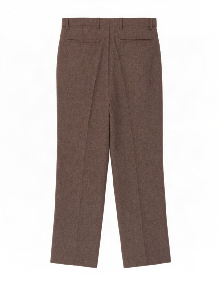 Pantaloni casual dritti da uomo Farah W32 L31 poliestere marrone