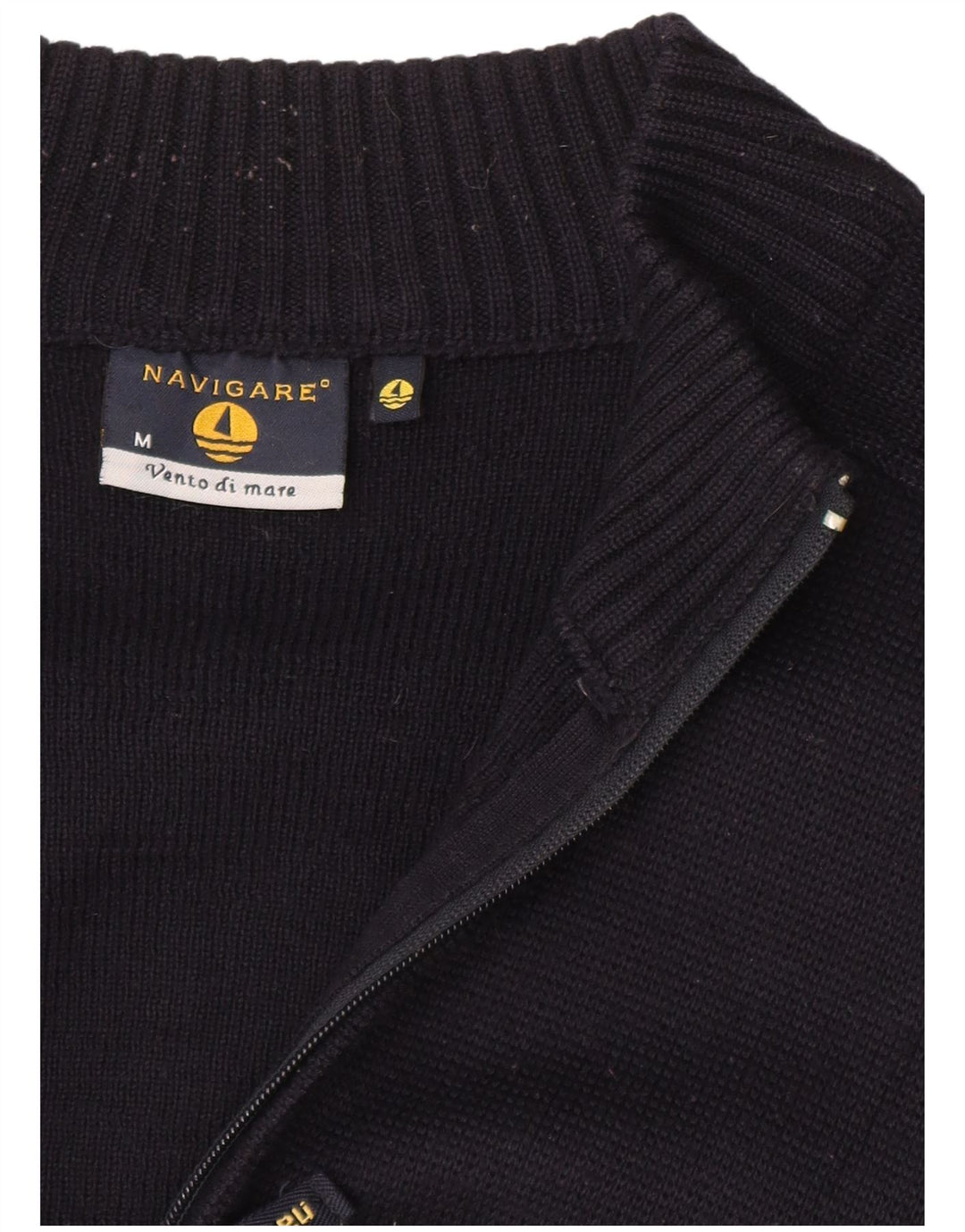 Maglione cardigan da uomo NAVIGARE medio blu navy