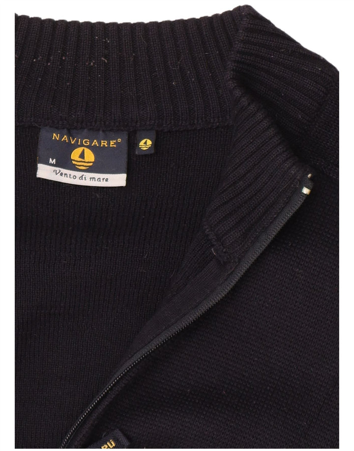 Maglione cardigan da uomo NAVIGARE medio blu navy