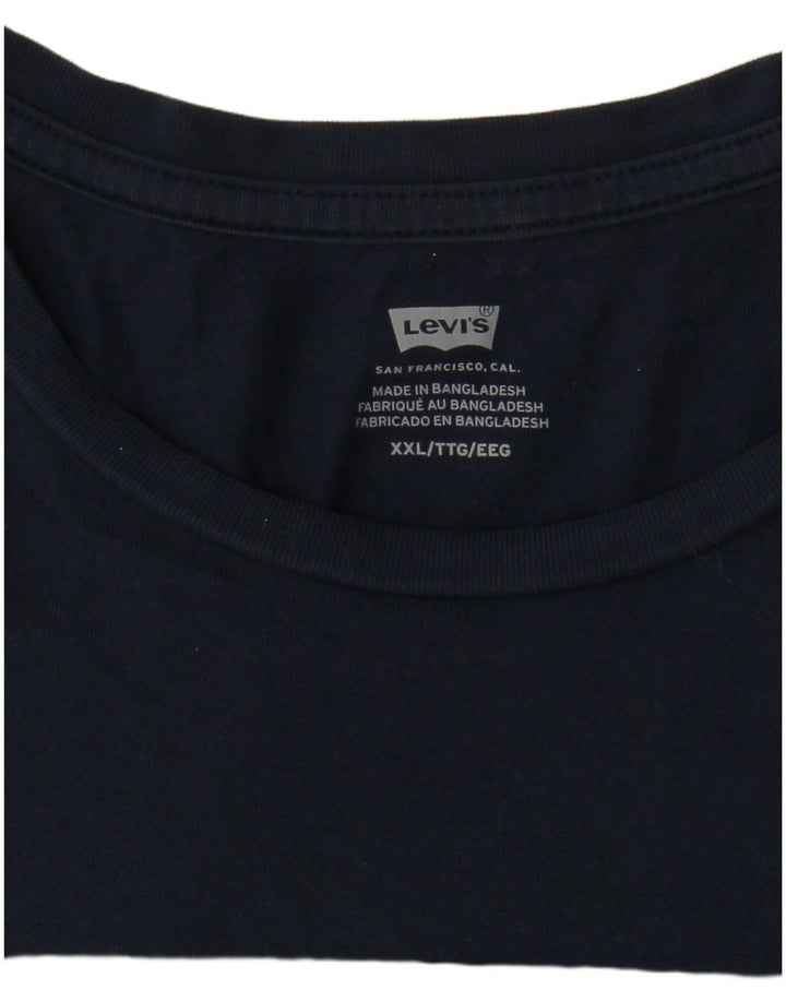 T-shirt grafica da uomo Levi's Top 2XL Blu navy