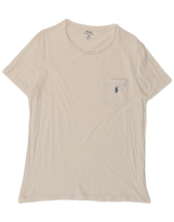 Polo Ralph Lauren T-shirt personalizzata da uomo Top bianco medio