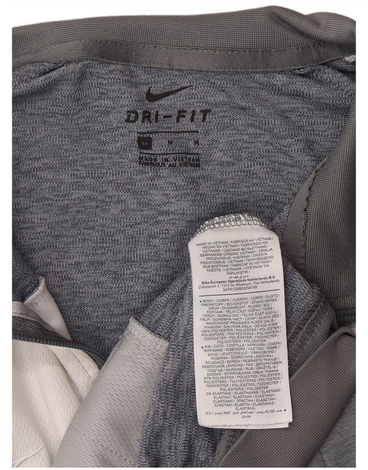 Giacca da tuta Nike Dri Fit Regular da uomo, colore grigio medio