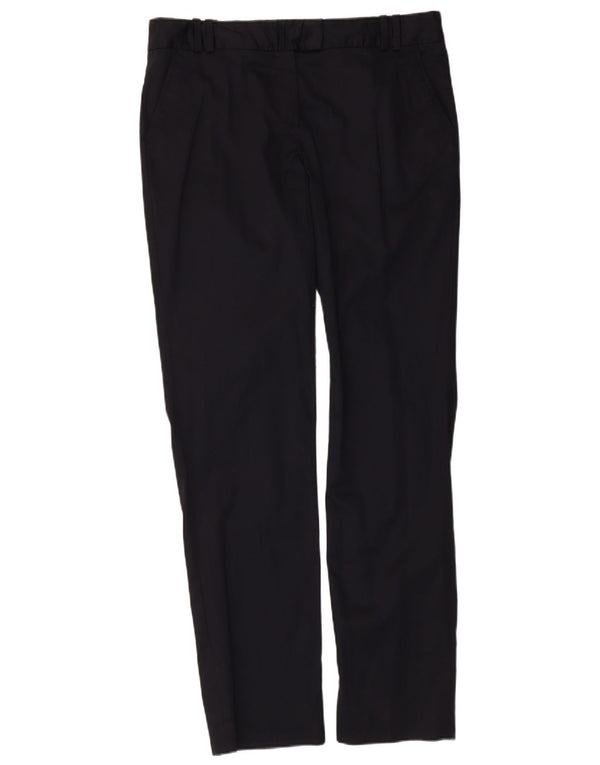 Pantaloni casual slim da donna Massimo Dutti EU 42 Large W32 L31 Blu navy