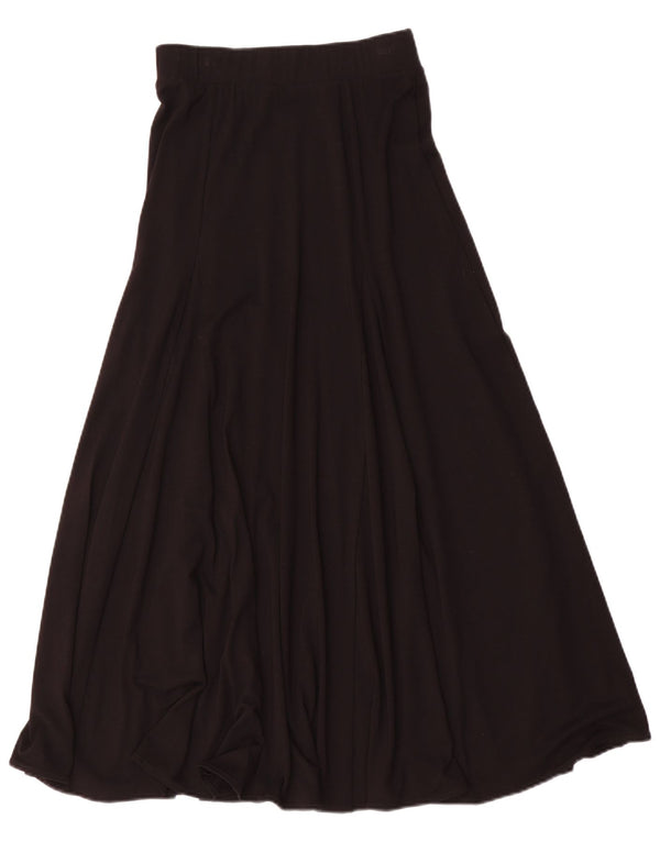 Gonna lunga da donna a vita alta MINT VELVET UK 8 piccola W26 viscosa nera