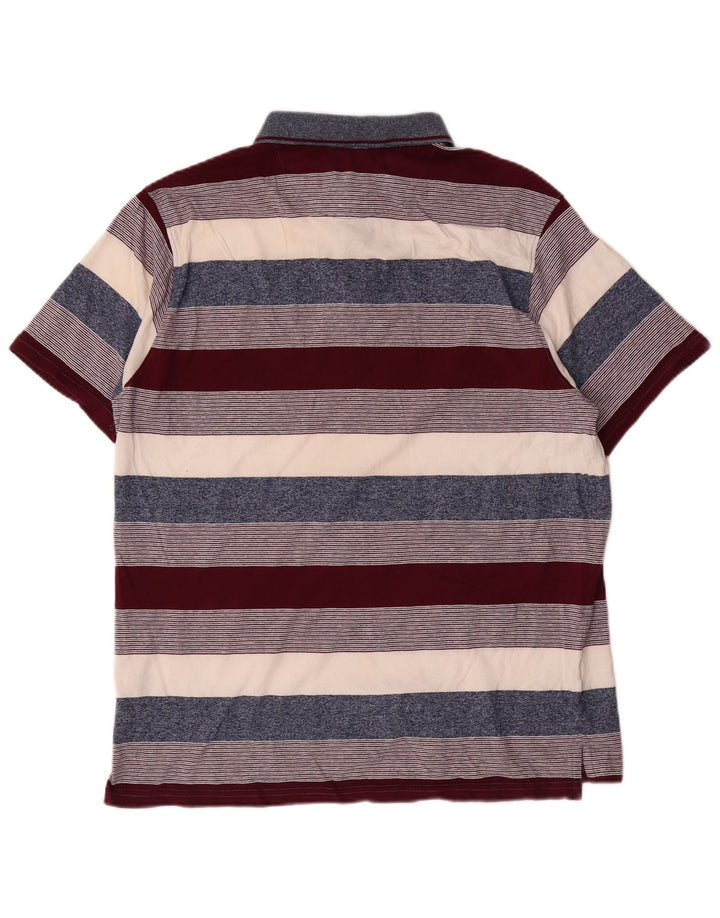 Polo da uomo dalla vestibilità regolare Pierre Cardin a righe medie multicolore