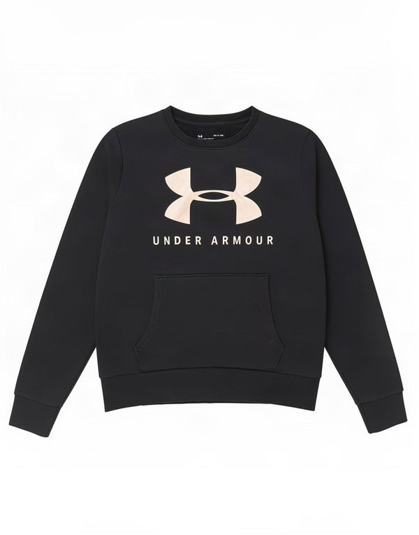 Under Armour Mens Graphic Sweatshirt Jumper Small Navy Blue Cotton
