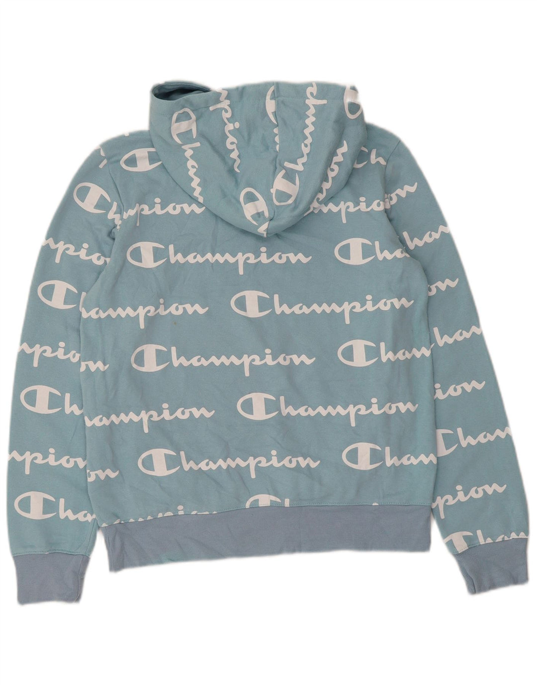 Maglione con cappuccio grafico da donna CHAMPION UK 12 Blu medio