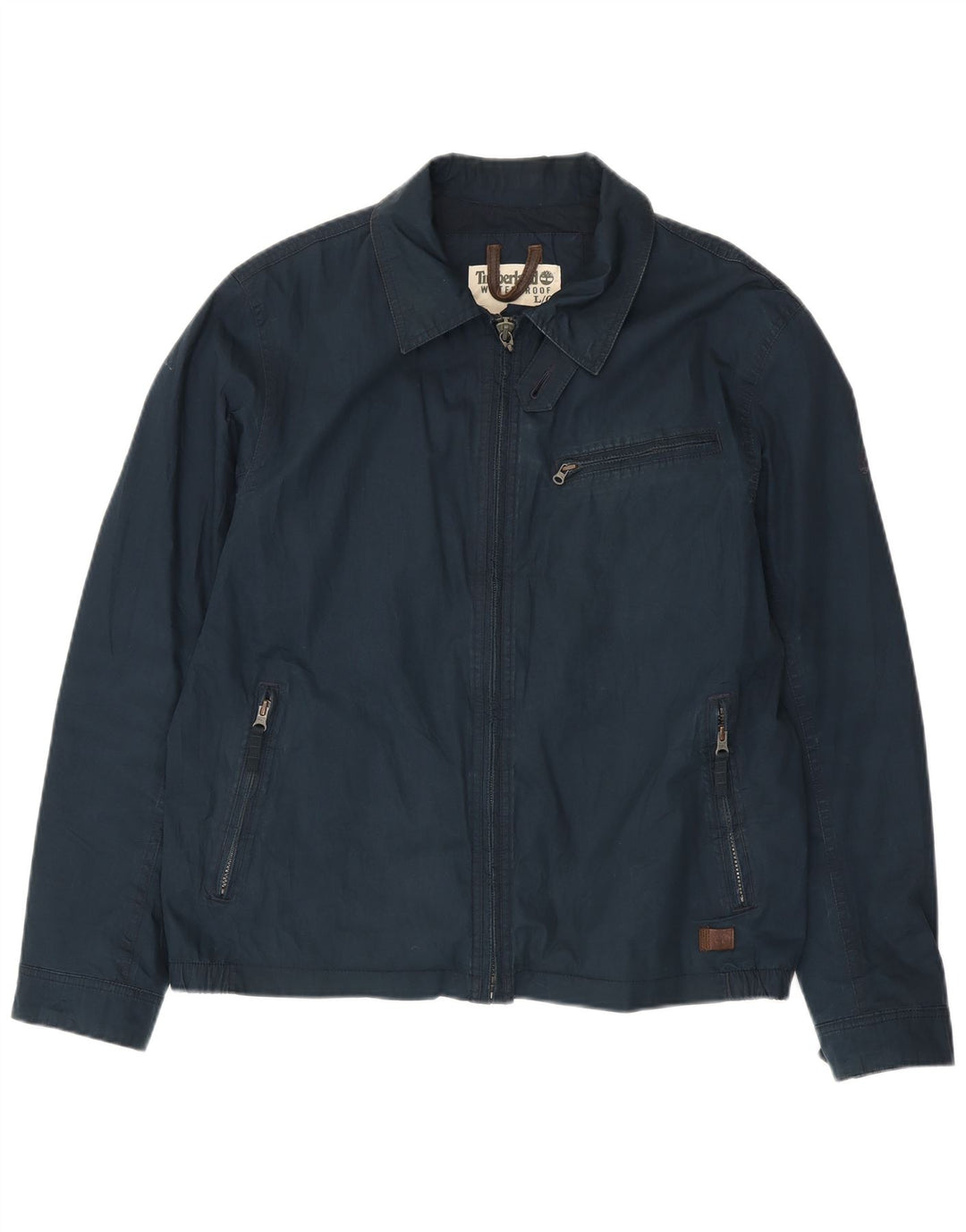 Giacca da uomo Timberland UK 40 Large in cotone blu navy