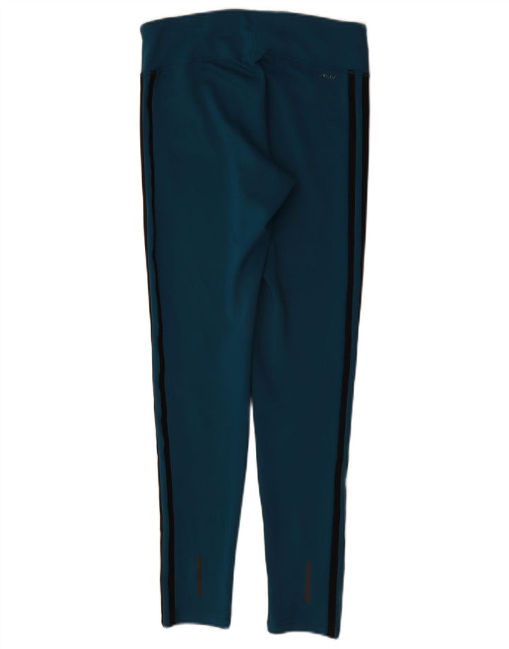 Leggings Adidas Climalite da donna UK 8/10 Piccolo poliestere blu