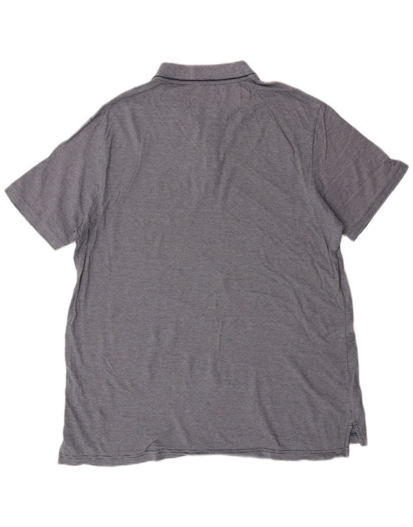 Polo da uomo PENGUIN 2XL Classica in cotone a righe blu