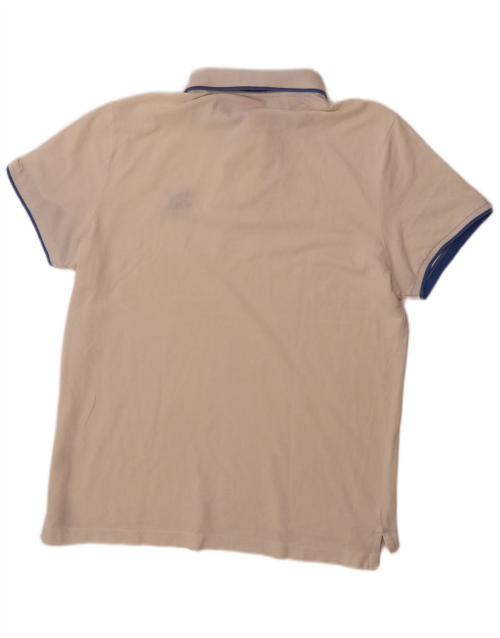 Polo PUMA da uomo XL di colore bianco sporco