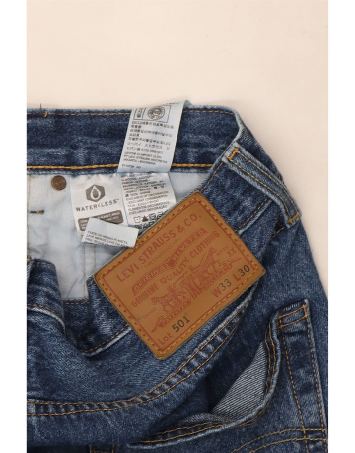 Levi's Uomo 501 Jeans dritti W33 L30 Cotone Blu