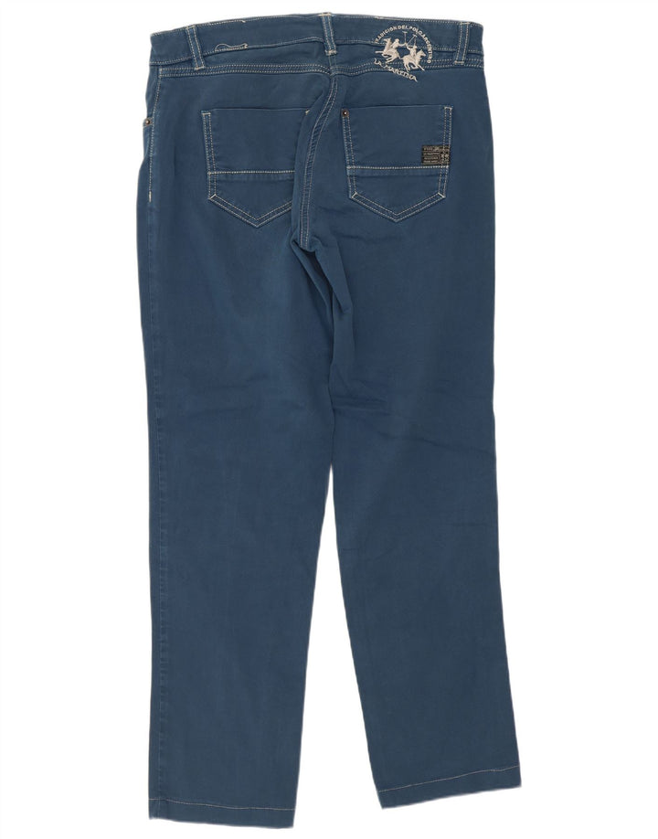 Jeans dritti da donna La Martina W30 L27 cotone blu