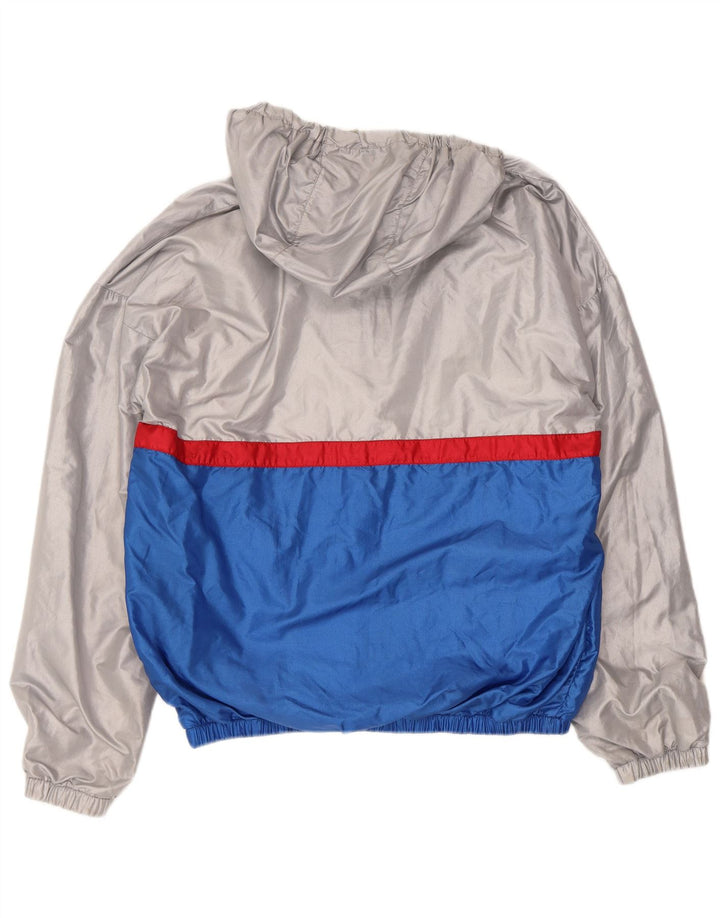Giacca da ginnastica da uomo con cappuccio Ellesse IT 50 Medium Silver Colourblock