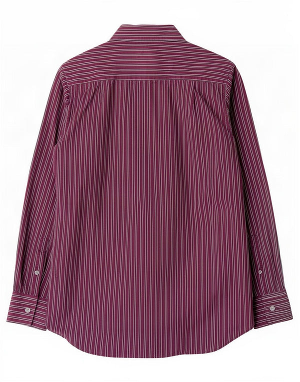 Camicia da uomo Dkny taglia 14 1/2 piccolo gessato viola