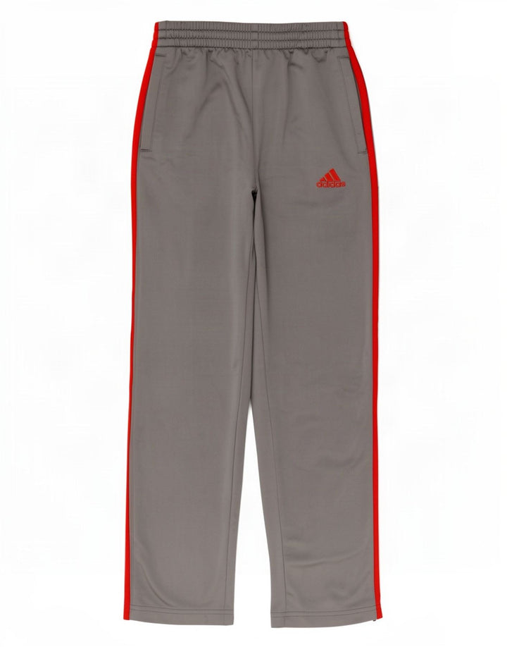 Pantaloni Tuta Adidas Bambina 11-12 Anni Poliestere Grigio