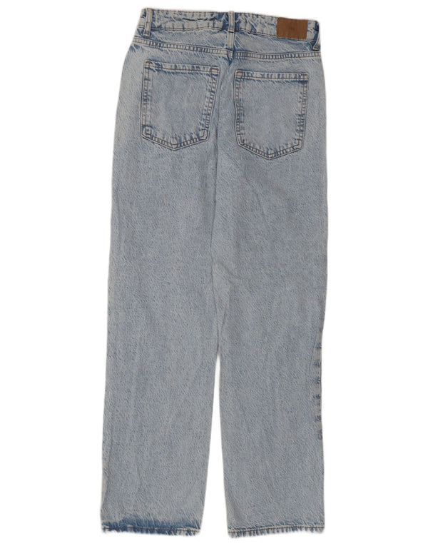 Jeans dritti da donna Zara EU 36 XS W26 L29 Cotone blu