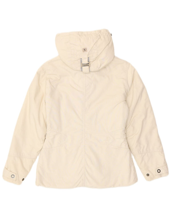 Giacca a vento con cappuccio da donna CAPE HORN UK 14 medio bianco sporco