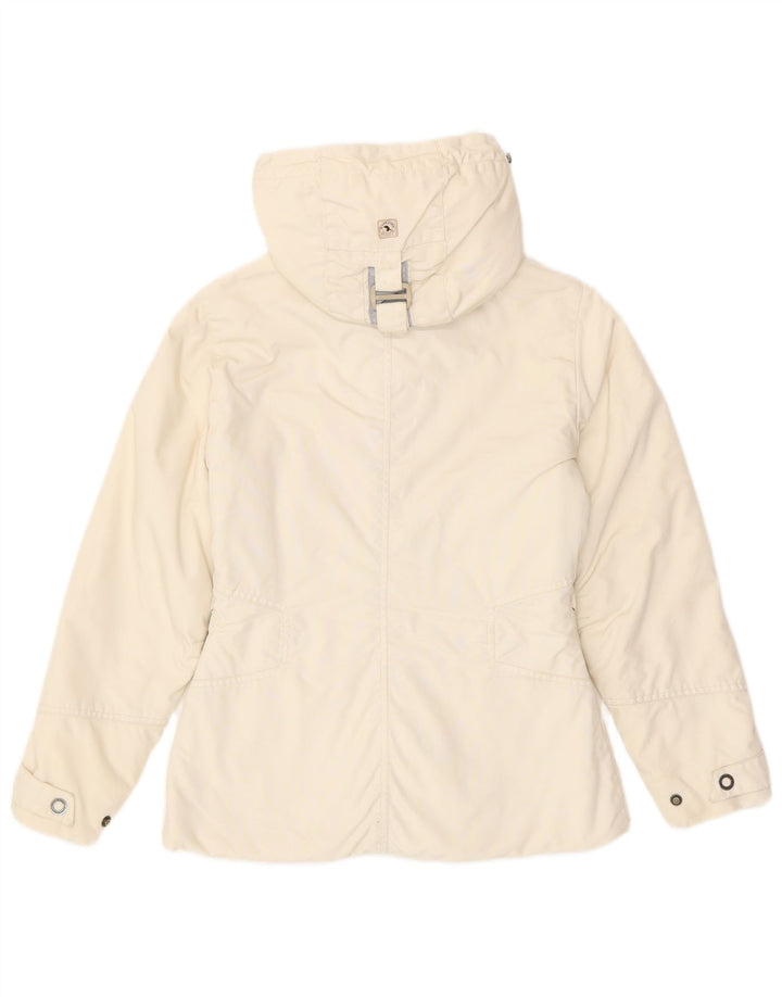 Giacca a vento con cappuccio da donna CAPE HORN UK 14 medio bianco sporco